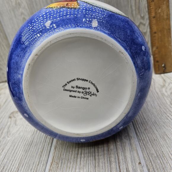 Sango The Sweet Shoppe Christmas Sue‎ Zipkin 64oz Pitcher Snowman - Picture 5 of 6